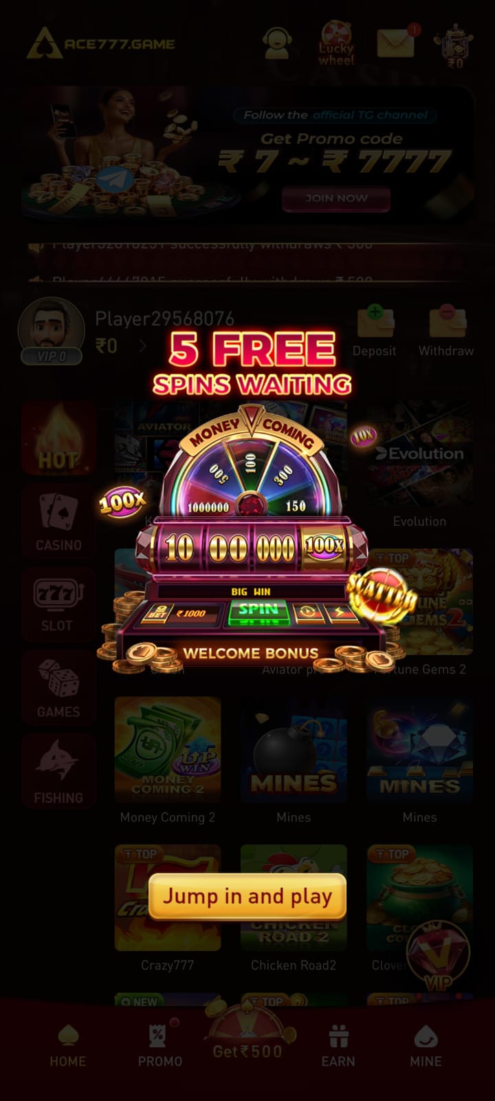 Ace777 Apk